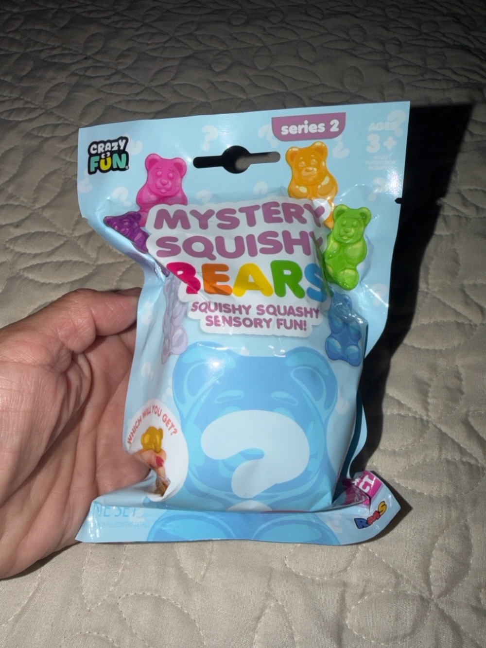 Mystery Squishy Bears Series 2 - Light Blue Packaging